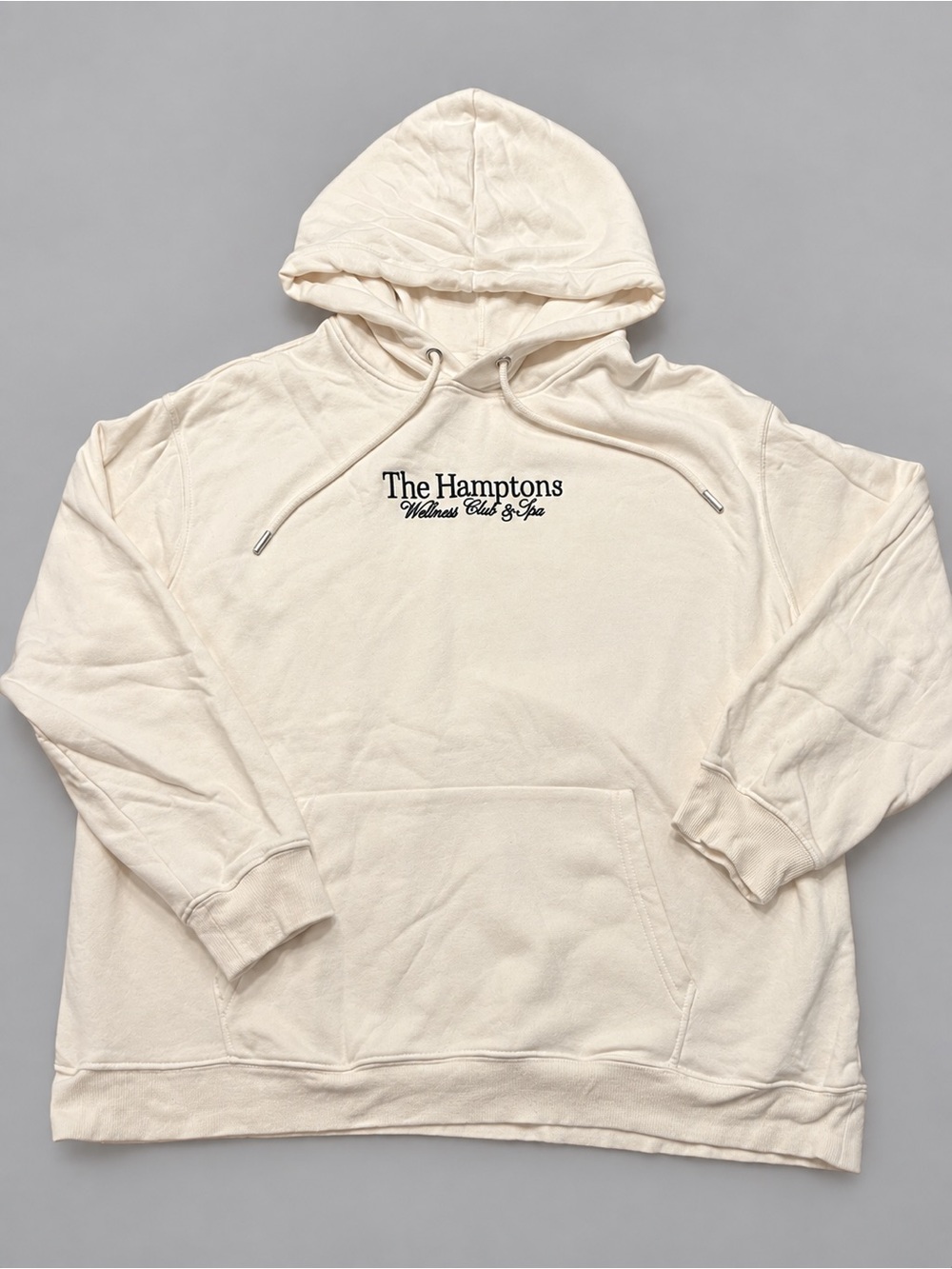H&M The Hamptons Wellness Club & Spa Hoodie Cream Size L